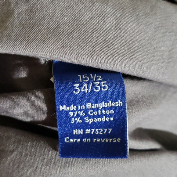 Dress shirt Extra slim gray shirt 15½ - Picture 5 of 5